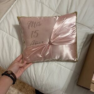 Pink Satin Quinceañera accessories